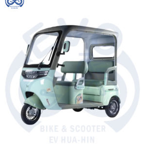 Electric Three-Wheeled Scooter with Roof 1200W (Premium Cabin Model)