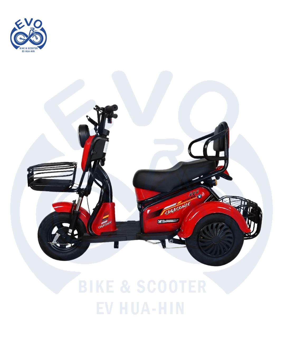 Electric Three-Wheeled Scooter 800W - Image 2