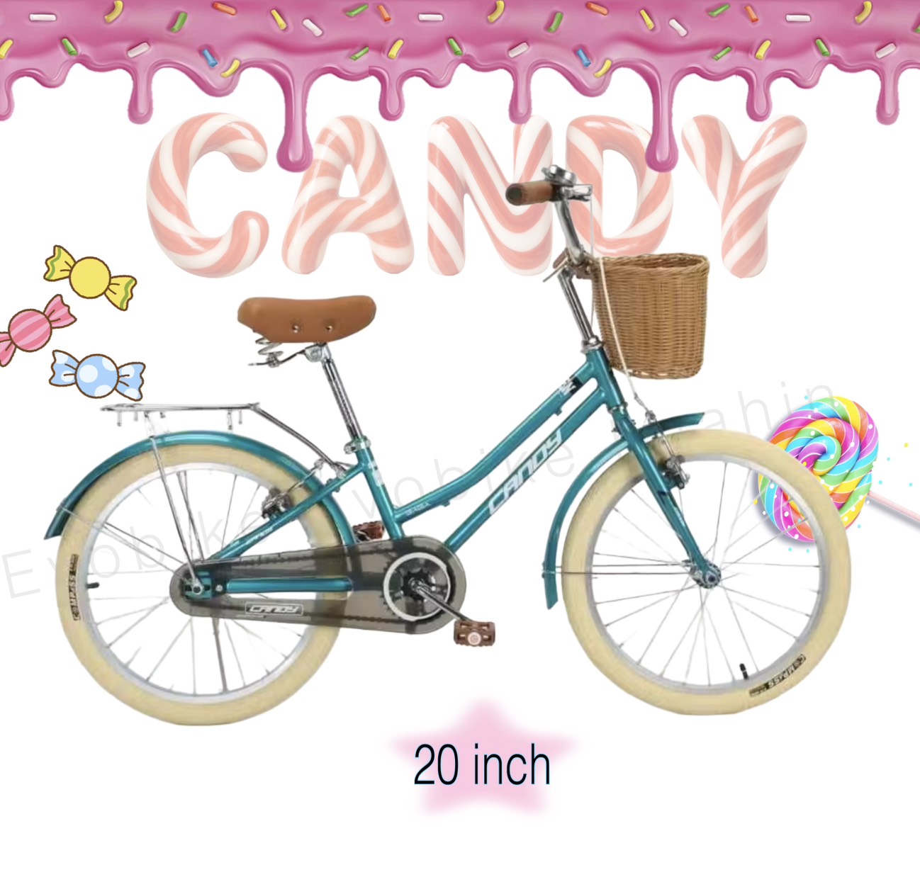 Candy Mary 20-Inch Girls City Bike