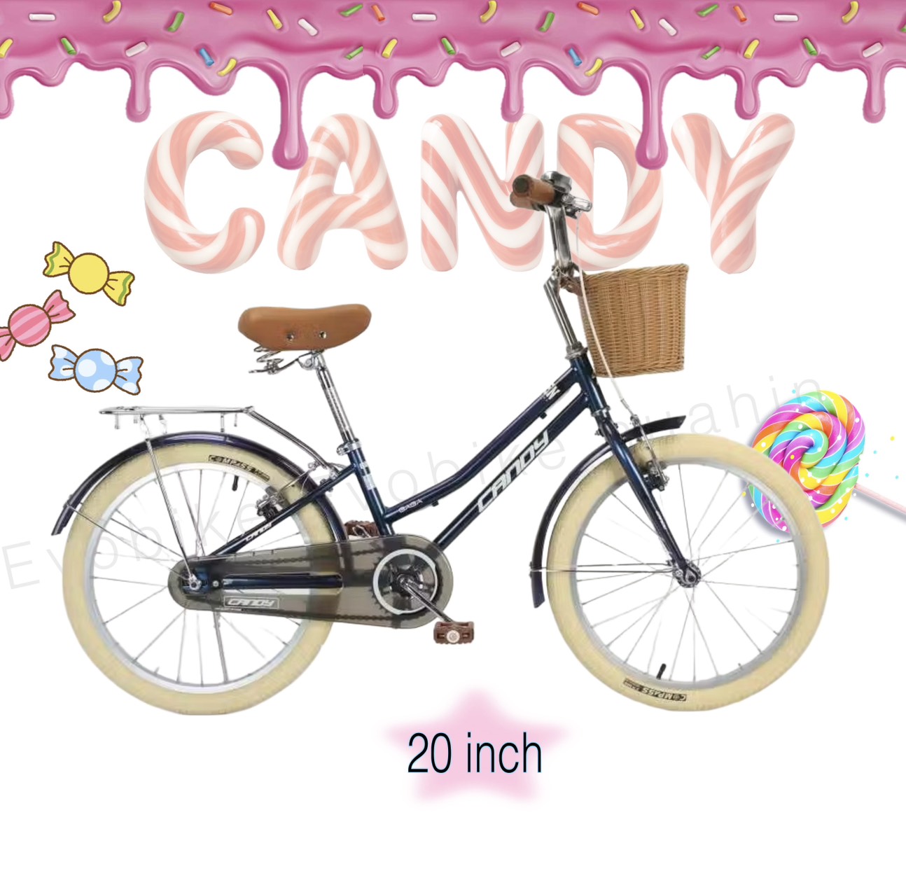 Candy Mary 20-Inch Girls City Bike - Image 2