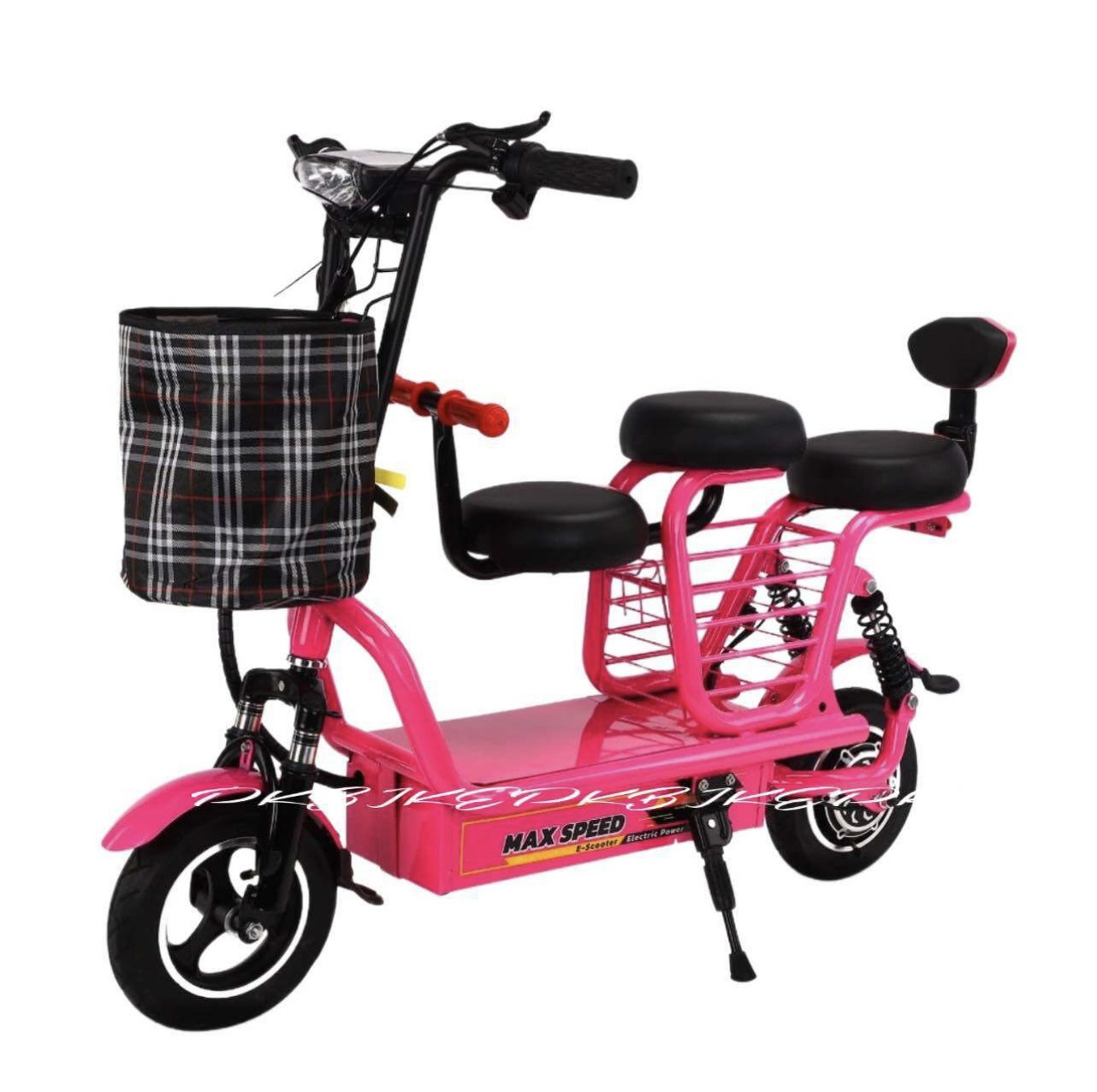 2 Wheels Electric Scooter – 3 Seat Model (Small) - Image 2