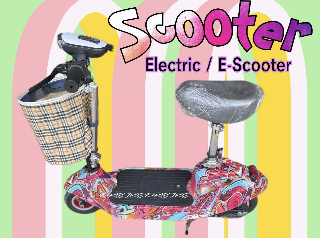 Graphic Design Electric Scooter - Image 3