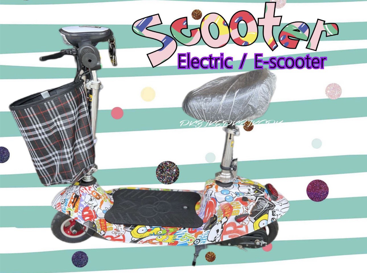 Graphic Design Electric Scooter - Image 4