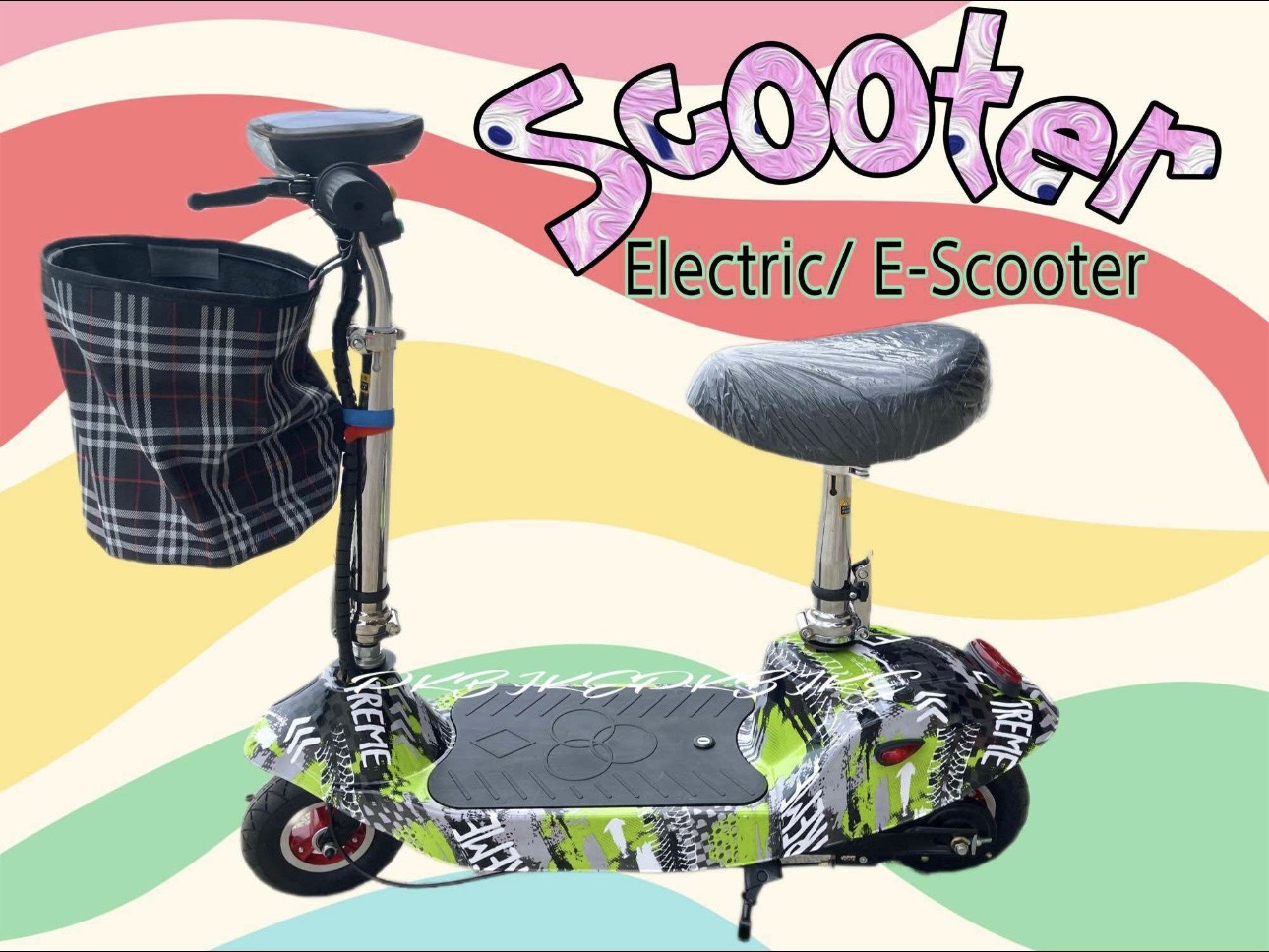 Graphic Design Electric Scooter