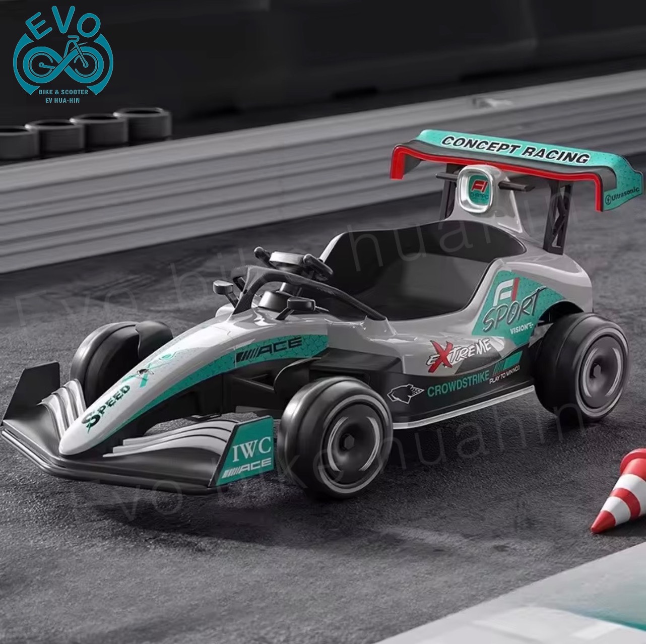 Kids Electric Go-Kart Racing Car with Remote Control - Image 2