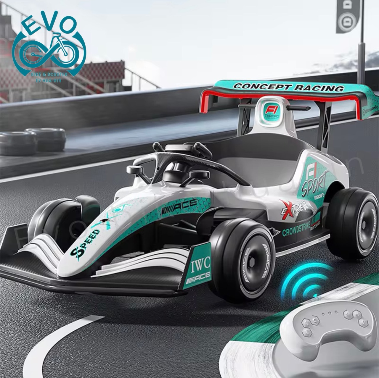 Kids Electric Go-Kart Racing Car with Remote Control - Image 3