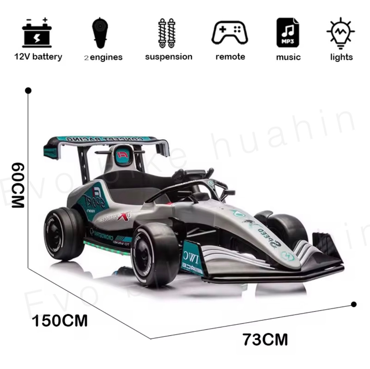 Kids Electric Go-Kart Racing Car with Remote Control - Image 6